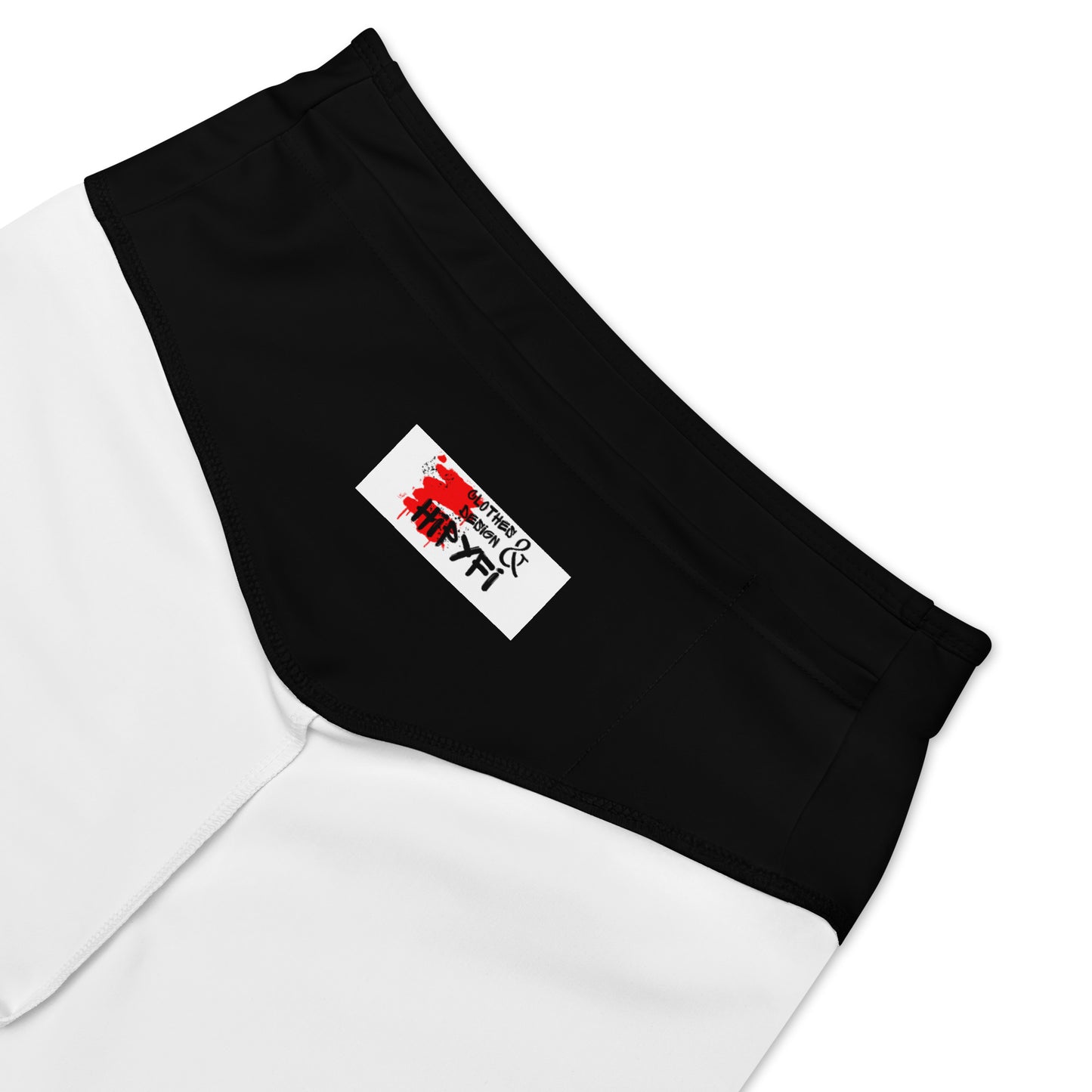 Women's Chromatic Dreams biker shorts with abstract colorful design, high-waisted butt-lifting fit, hidden pocket, made for workouts or streetwear by HipYfi. product-details