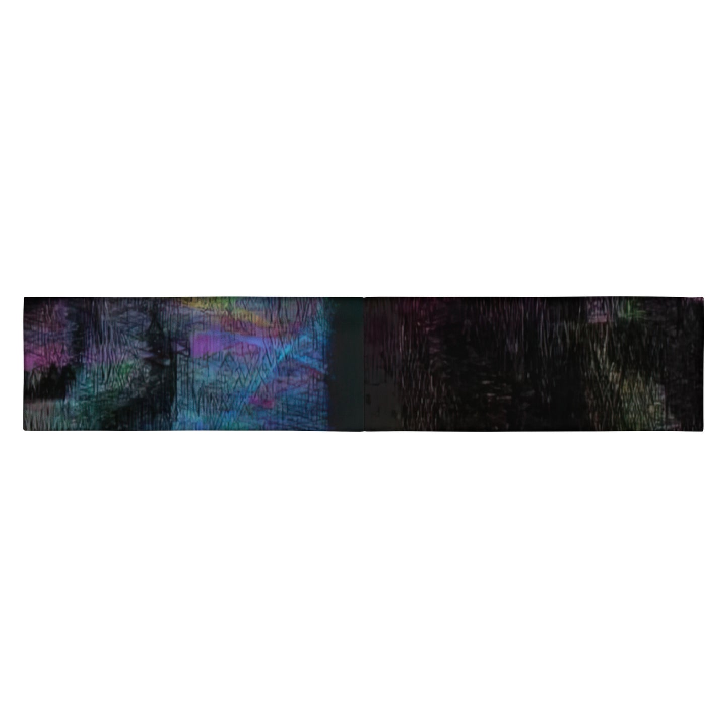 Hipyfi Chromatic Dreams Abstract Art Headband – Bold Colorful Unisex Hair Accessory with UPF 50+ & Eco-Friendly Design back