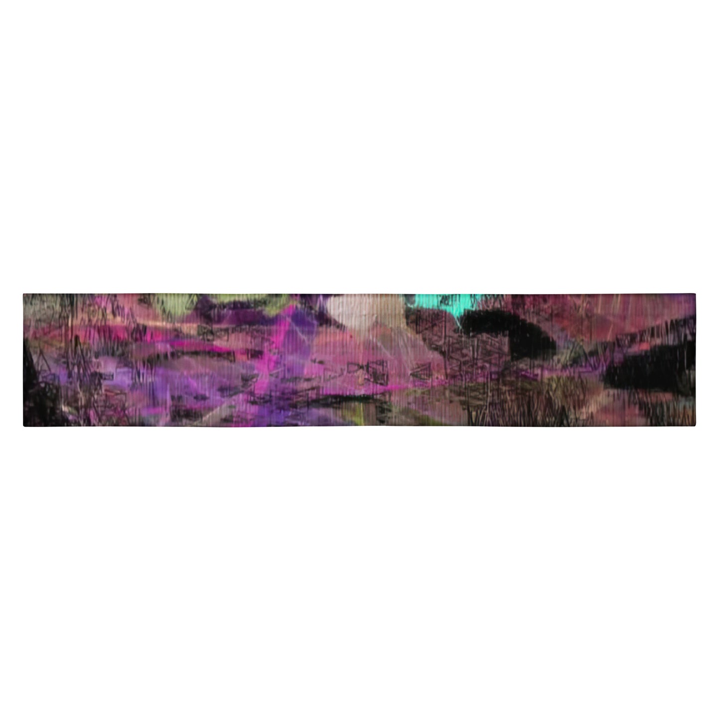 Hipyfi Chromatic Dreams Abstract Art Headband – Bold Colorful Unisex Hair Accessory with UPF 50+ & Eco-Friendly Design front