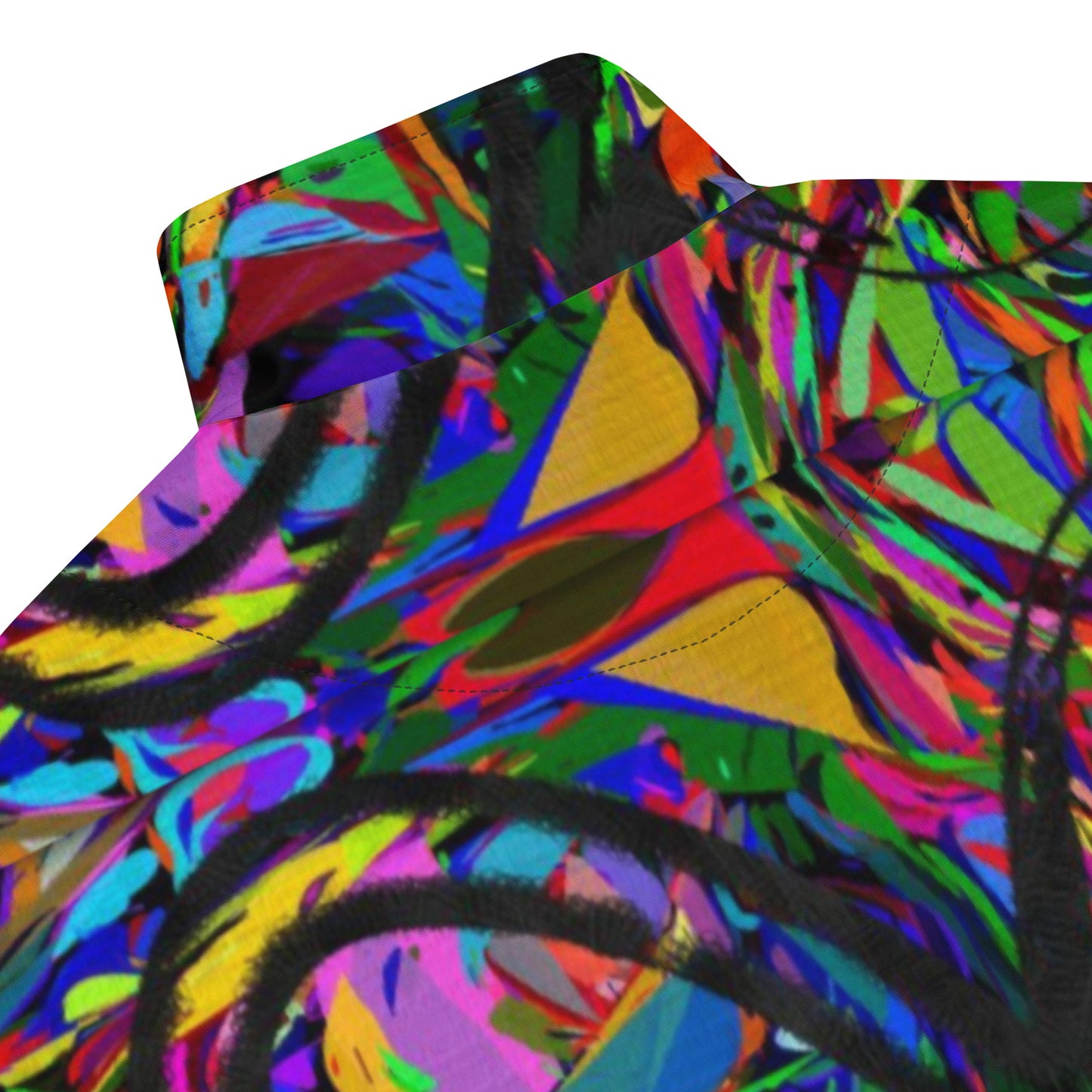 Neon Mythos recycled unisex track jacket with vibrant abstract art print by Hipyfi – colorful eco-friendly streetwear
product-details-4