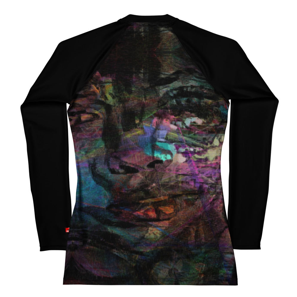 Chromatic Dreams Women’s Rash Guard | Surf & Beach Wear – Hipyfi Back-5