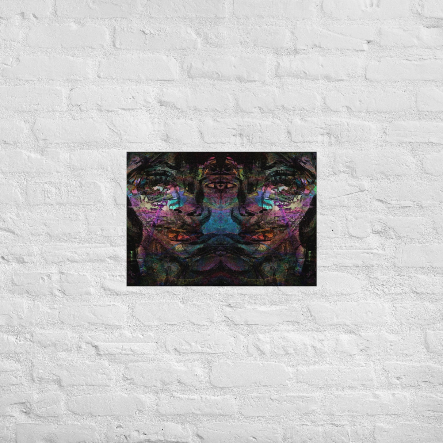 Vibrant abstract wall art with bold colors, and luxe matte finish – modern gender-neutral décor by Hipyfi. 16.5x23.3