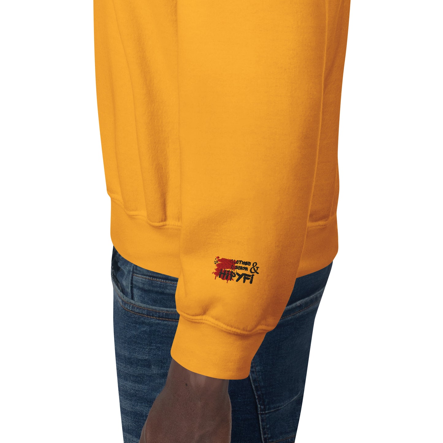 Unisex retro 80s pop culture crewneck sweatshirt with colorful graphic icons – Hipyfi Clothes & Design. gold-left