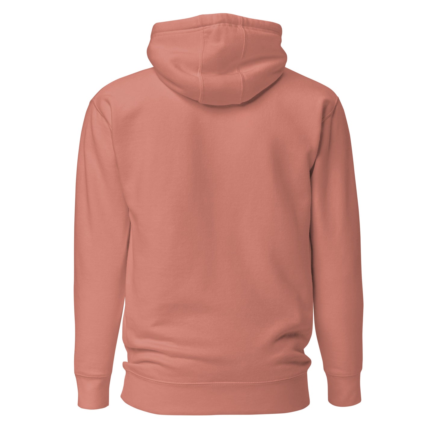 Vaporwave Sunset Unisex Hoodie with retro 80s synthwave design by Hipyfi Clothes & Design. dusty-rose-back