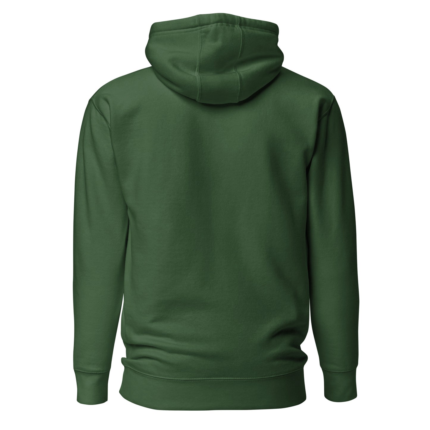Vaporwave Sunset Unisex Hoodie with retro 80s synthwave design by Hipyfi Clothes & Design. forest-green-back