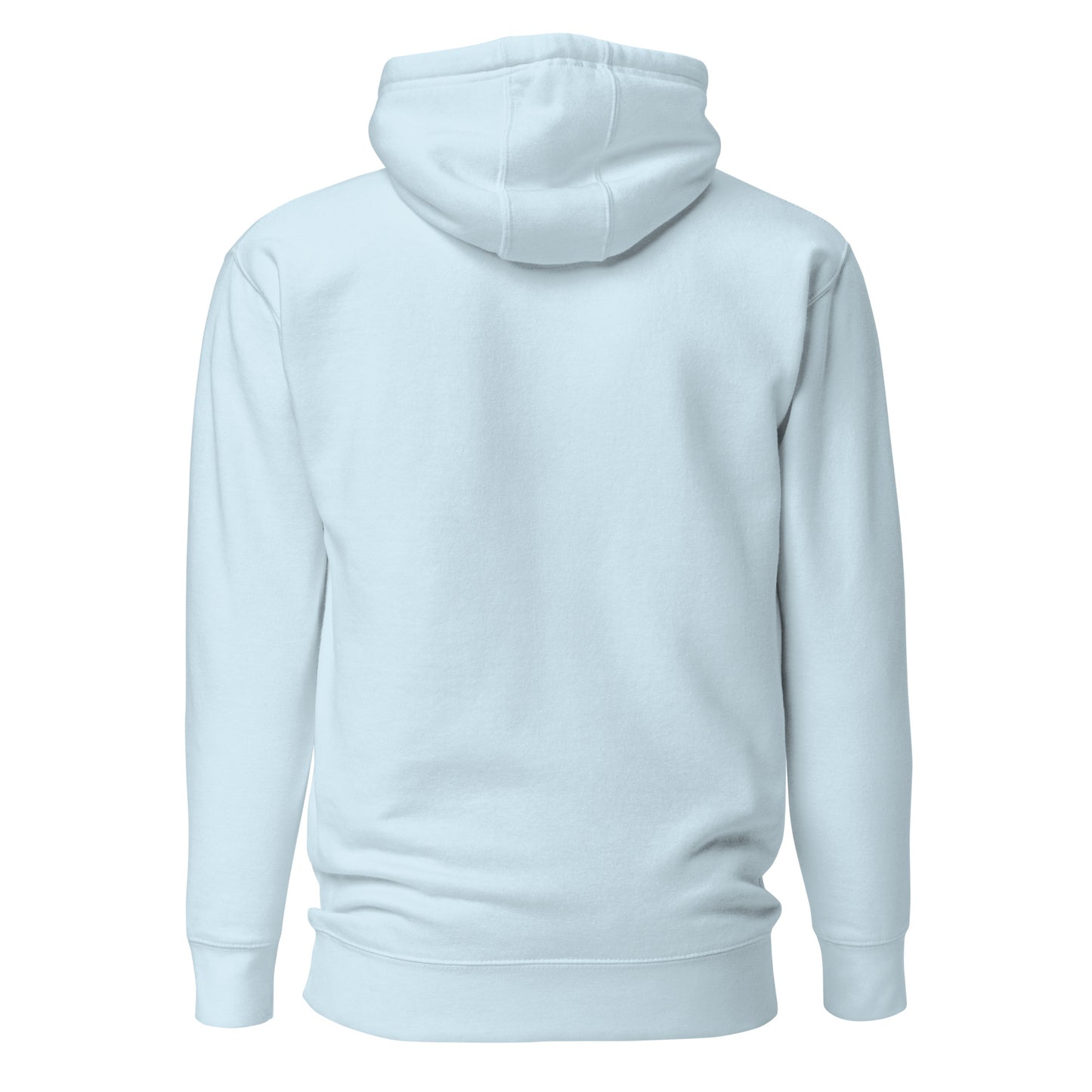 Vaporwave Sunset Unisex Hoodie with retro 80s synthwave design by Hipyfi Clothes & Design. sky-blue-back