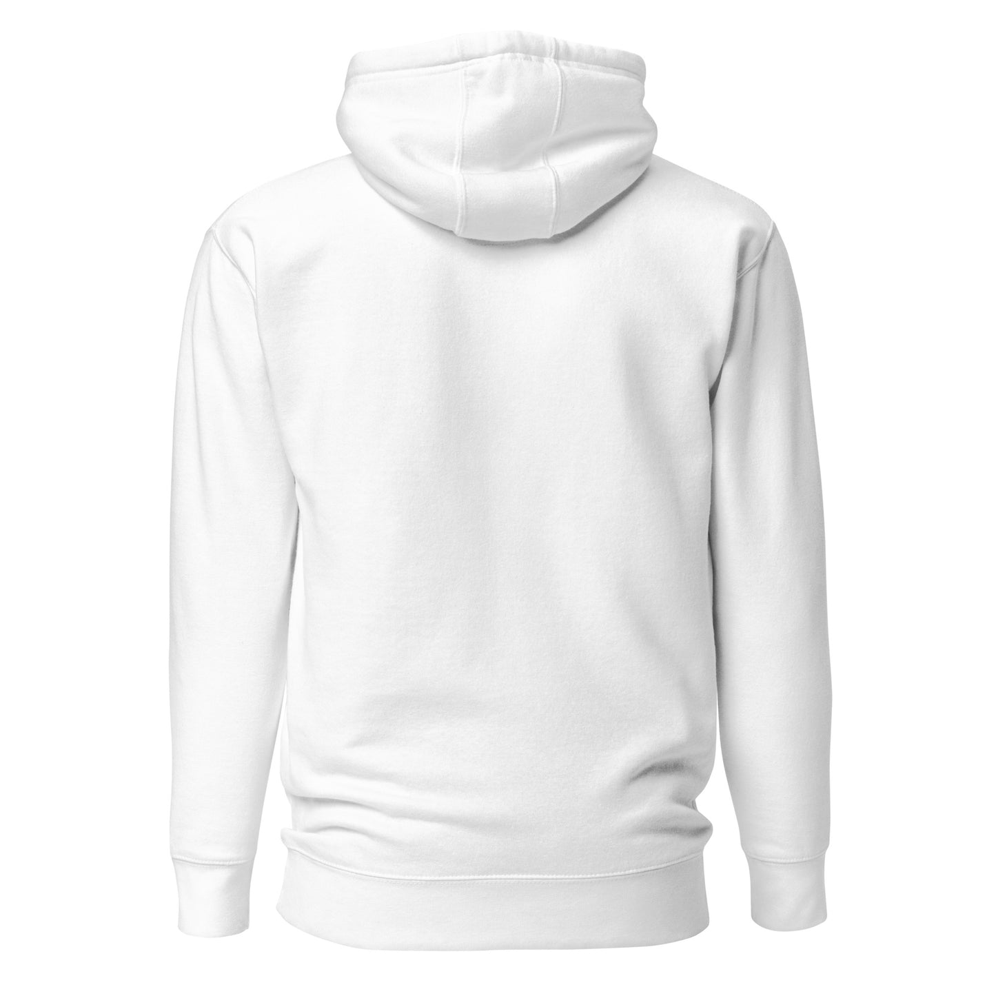 Vaporwave Sunset Unisex Hoodie with retro 80s synthwave design by Hipyfi Clothes & Design. white-back