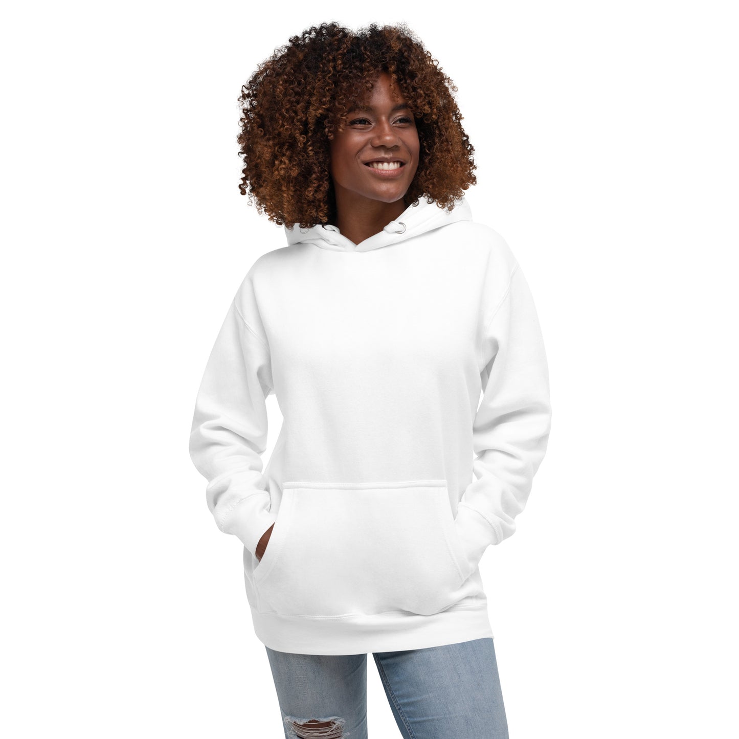 Unisex retro graphic hoodie with 80s abstract design and 'I'm not weird I'm awesome' slogan – Hipyfi Clothes & Design. white-front
