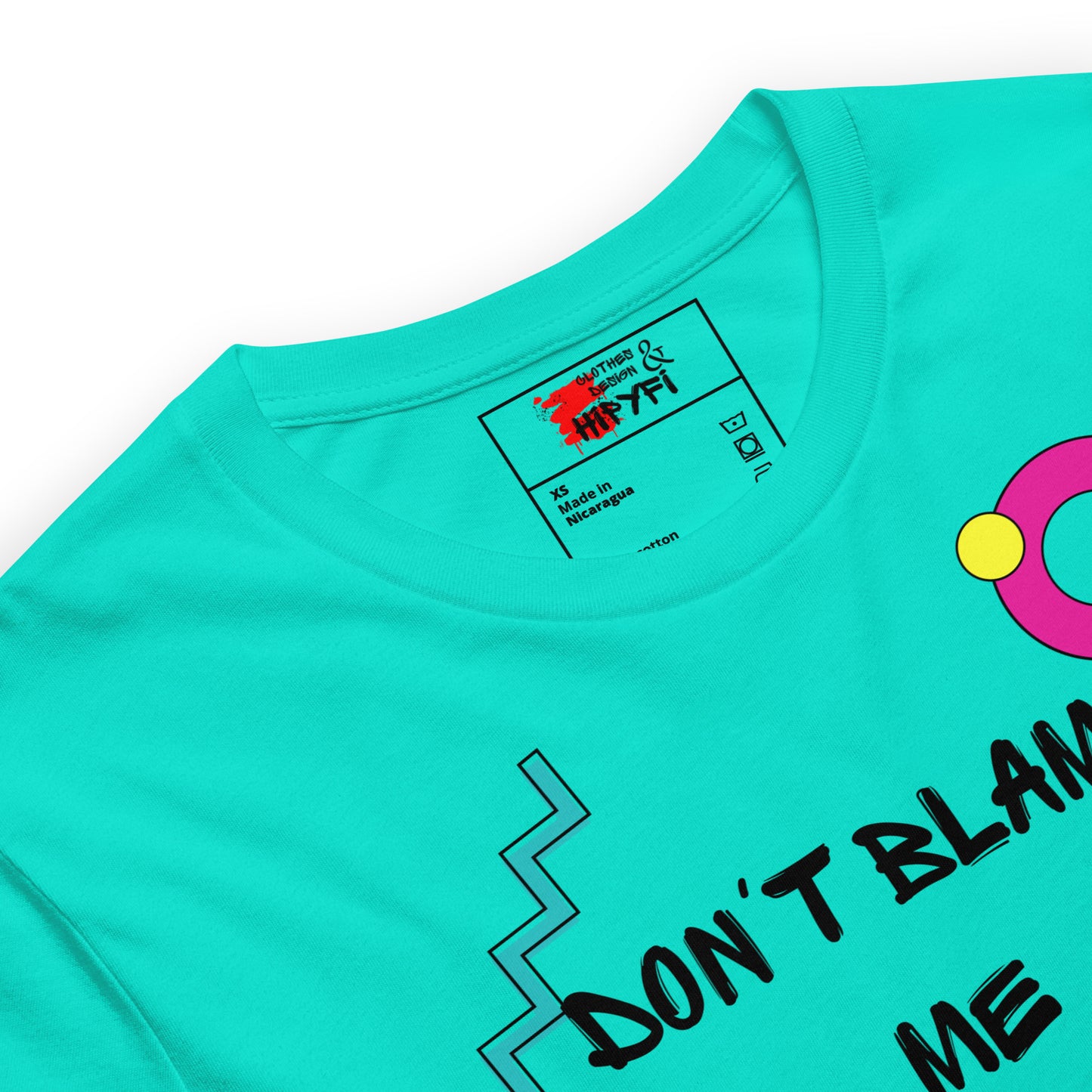Unisex 80s Retro Graphic T-Shirt with 'Don’t Blame Me, the 80s Made Me' design – Hipyfi Clothes & Design. product-details