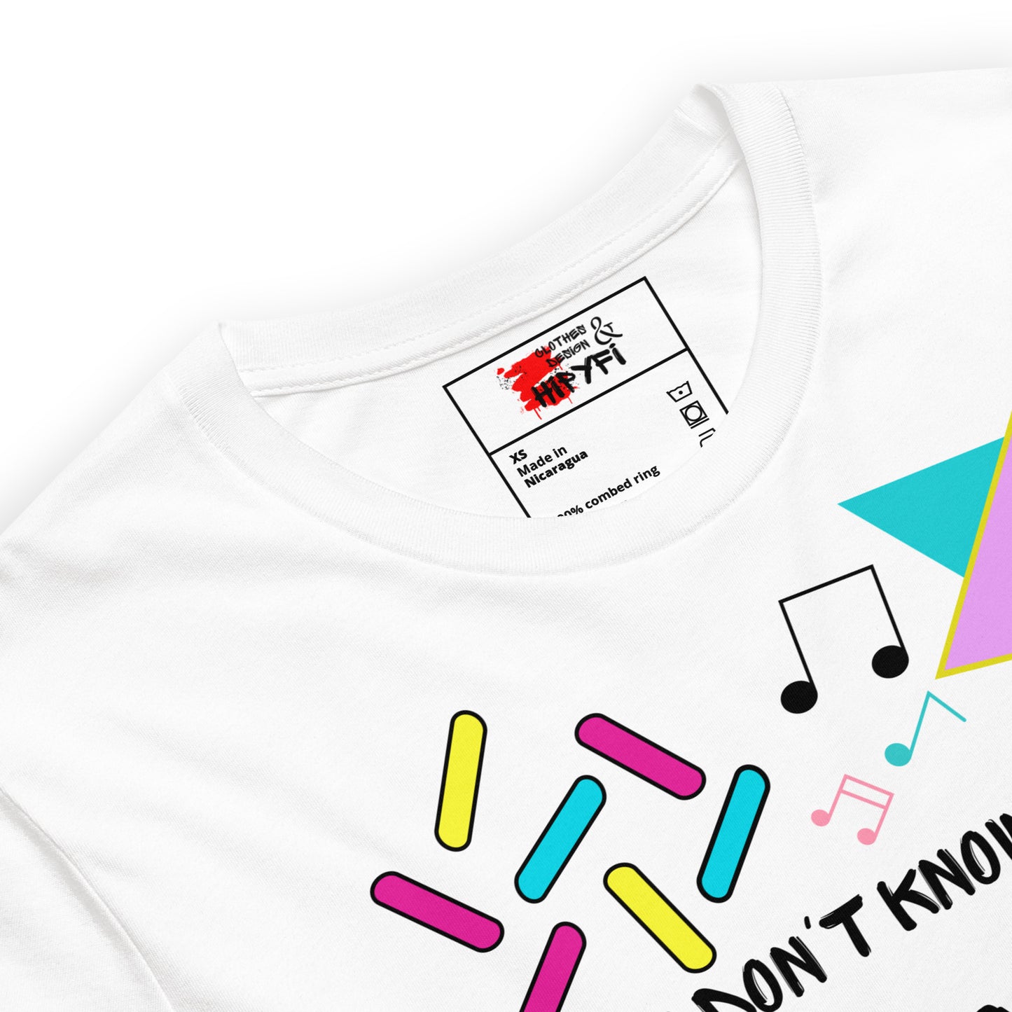 Unisex 80s retro graphic t-shirt with vintage pop culture design by Hipyfi Clothes & Design. product-details