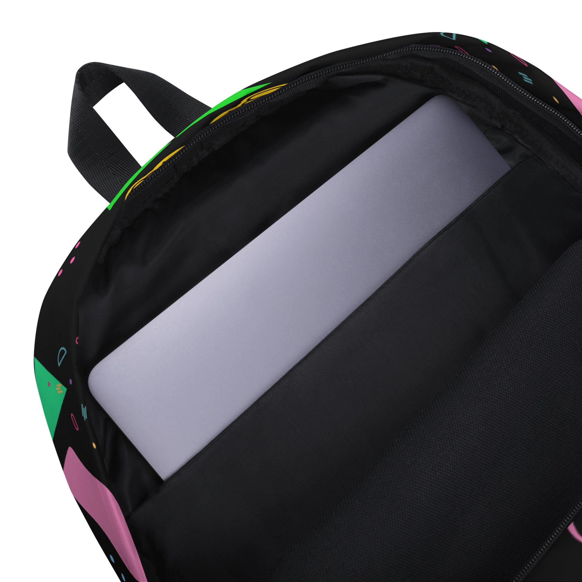 Hipyfi Retro 80s Comic Burst Backpack featuring vintage pop art design and colorful comic-style graphics product-details-3