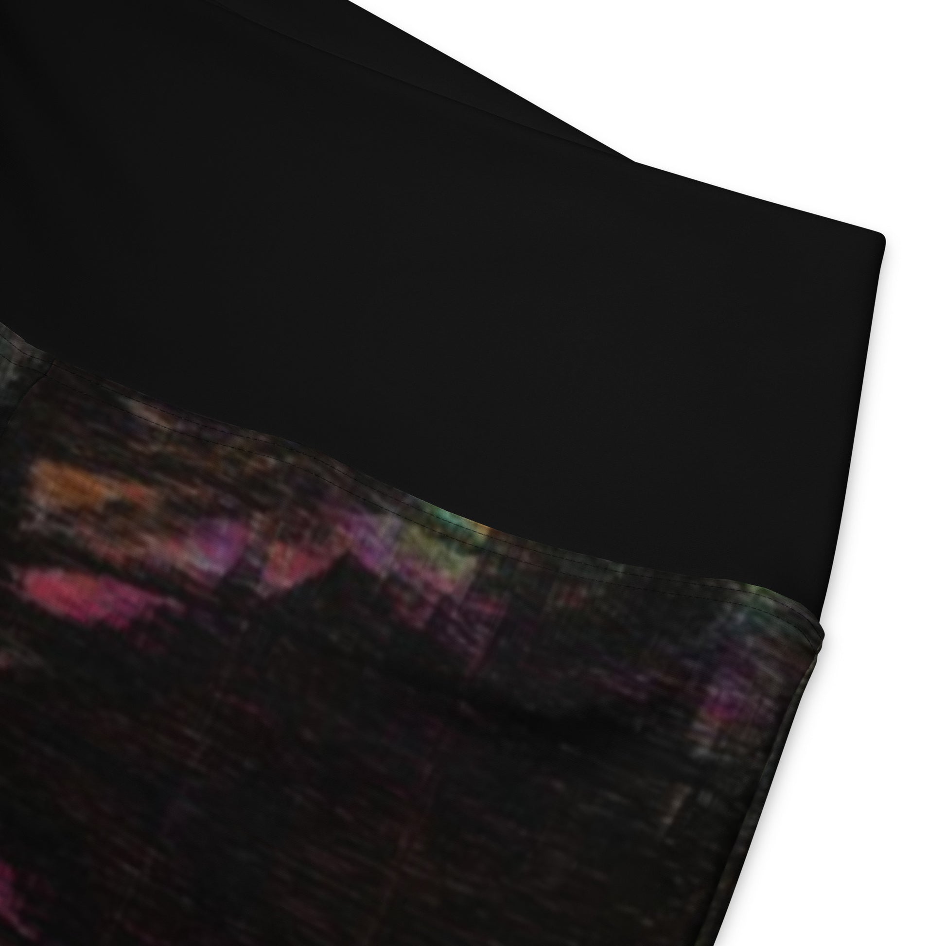 Chromatic Dreams Flare Leggings: high-waisted, vibrant abstract print, recycled fabric. Butt-lifting fit with flared legs and UPF 50+ by Hipyfi. product-details