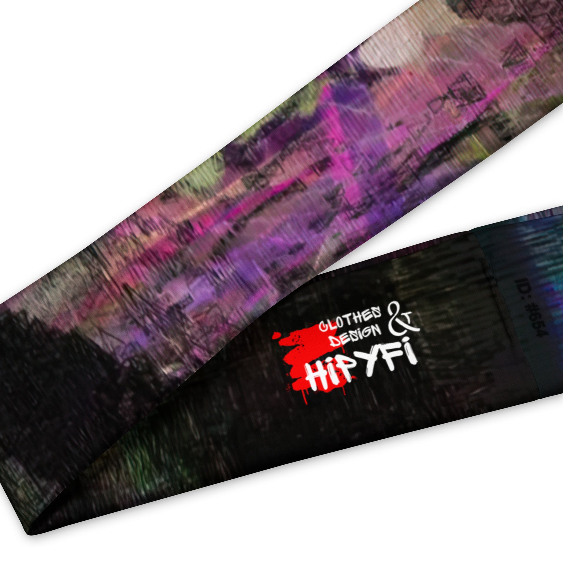 Hipyfi Chromatic Dreams Abstract Art Headband – Bold Colorful Unisex Hair Accessory with UPF 50+ & Eco-Friendly Design product-details