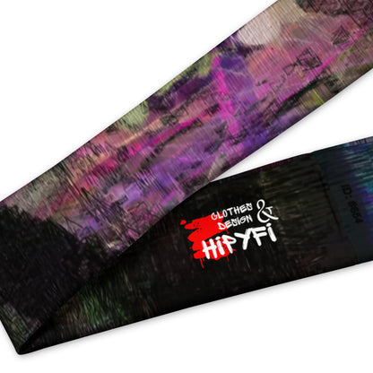 Hipyfi Chromatic Dreams Abstract Art Headband – Bold Colorful Unisex Hair Accessory with UPF 50+ & Eco-Friendly Design product-details