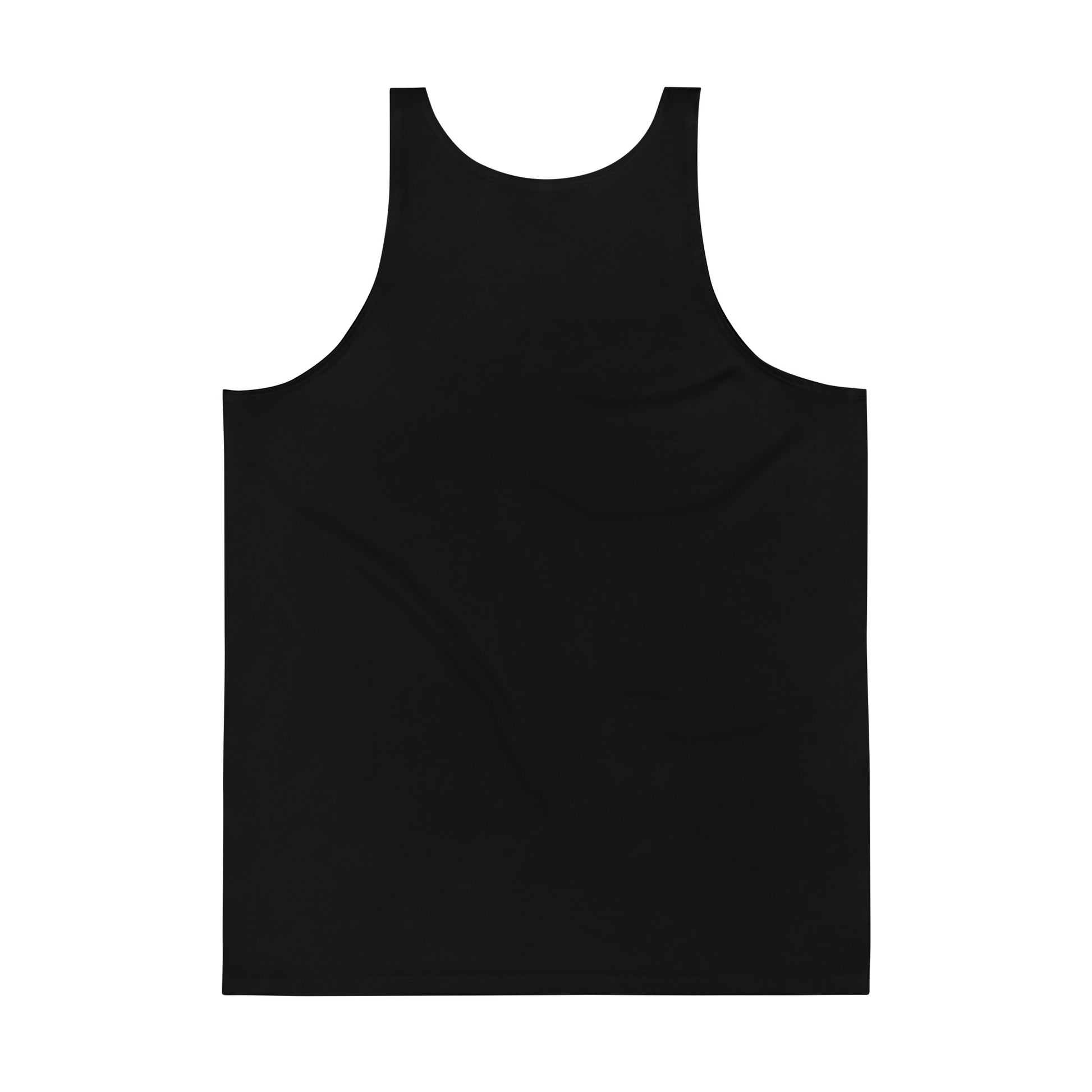 Hipyfi Chromatic Dreams Men's Tank Top featuring bold colors and dynamic brushstroke patterns, blending style and modern fashion. Back-4