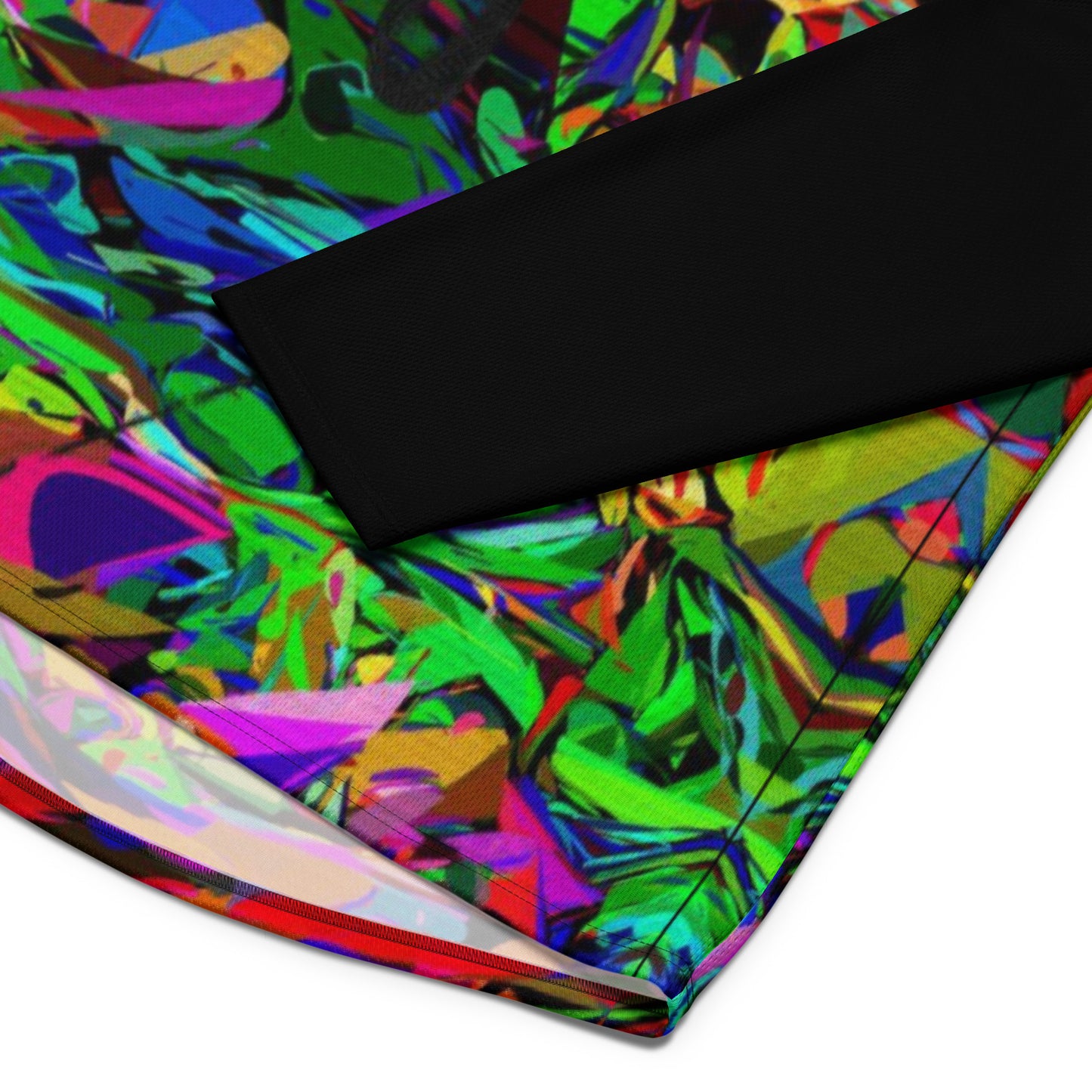 Neon Mythos Unisex Hockey Jersey with abstract vibrant digital print by Hipyfi – eco-friendly streetwear for fans product-details-3