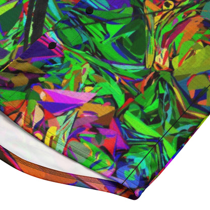 Neon Mythos Unisex Baseball Jersey – Abstract street art design, vibrant graphic print, eco-friendly recycled polyester, modern unisex fit by Hipyfi Clothes & Design. product-details-2