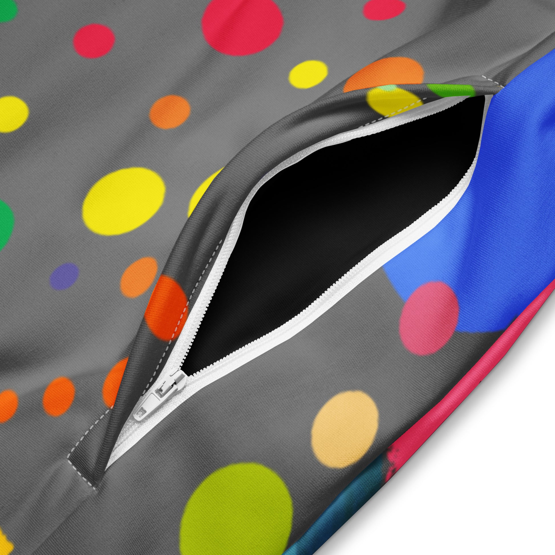 Hipyfi Recycled Unisex Track Jacket with vibrant artistic design, eco-friendly streetwear made from recycled polyester. product-details-2