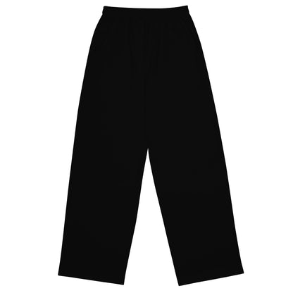 Hipyfi Chromatic Dreams Unisex Abstract Wide-Leg Pants in vibrant colors - modern art-inspired design for men and women, featuring a relaxed fit. back-6