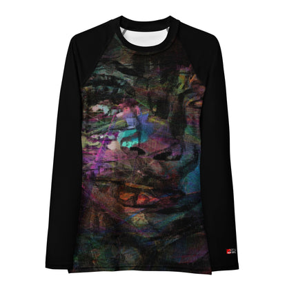 Chromatic Dreams Women’s Rash Guard | Surf & Beach Wear – Hipyfi  front-5