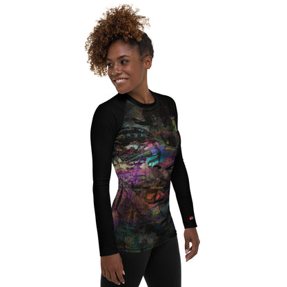 Chromatic Dreams Women’s Rash Guard | Surf & Beach Wear – Hipyfi  right-3