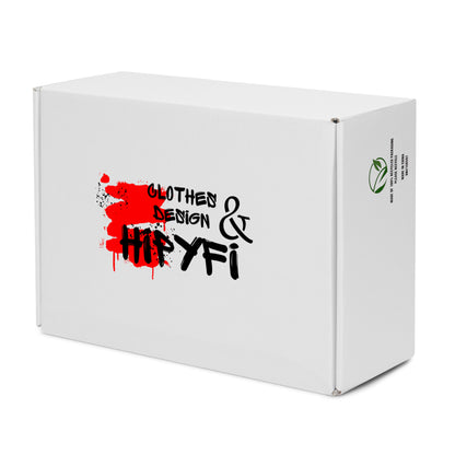 Men’s handmade high top canvas sneakers with abstract neon graphic design – Neon Mythos by Hipyfi Clothes & Design. branding