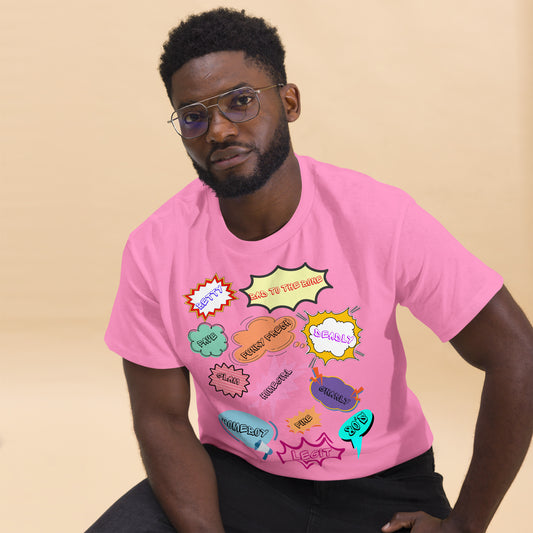 80s Comic Style Unisex T-Shirt with Retro Pop Art Graphic – Hipyfi Clothes & Design. azalea-front-2