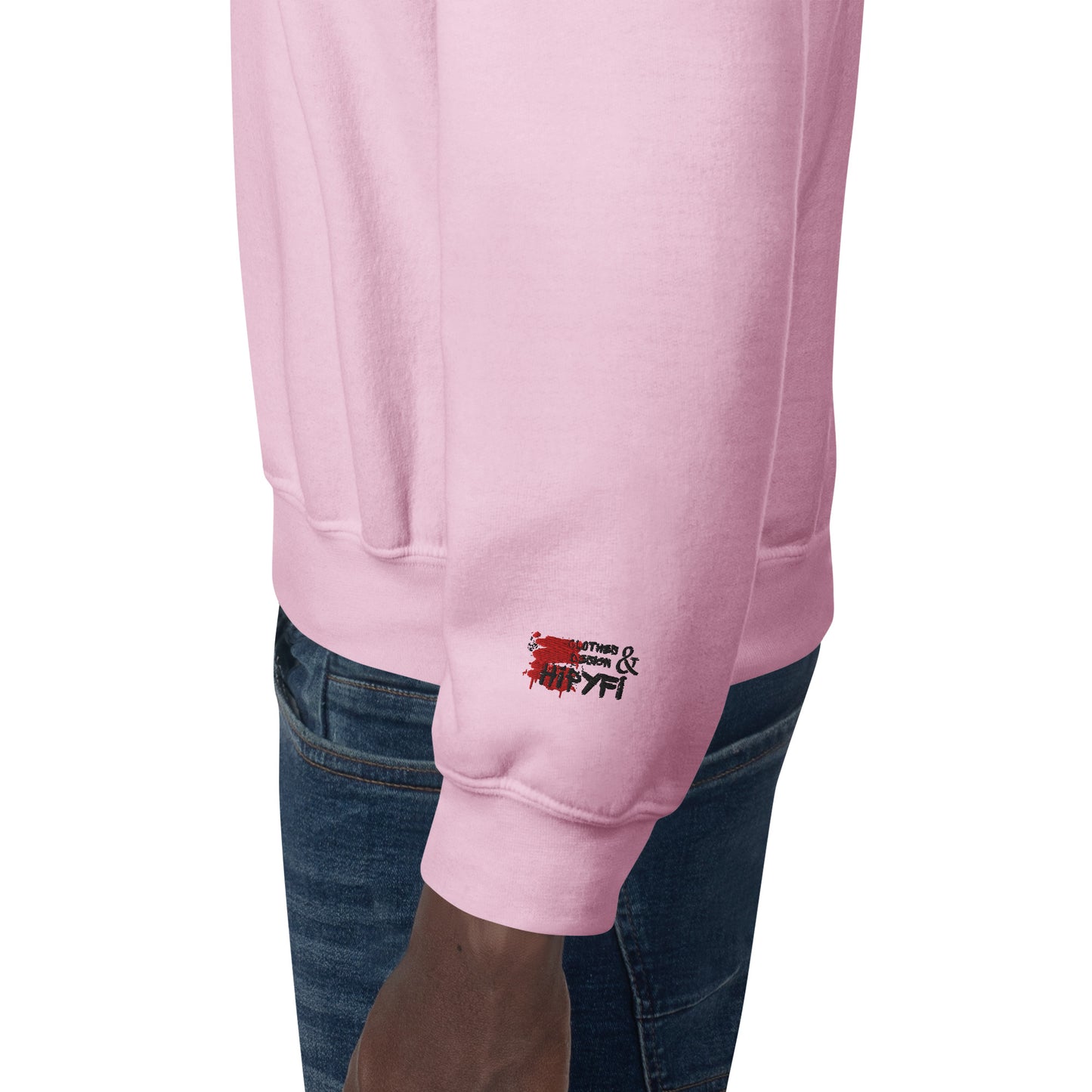 Unisex retro 80s pop culture crewneck sweatshirt with colorful graphic icons – Hipyfi Clothes & Design. light-pink-left