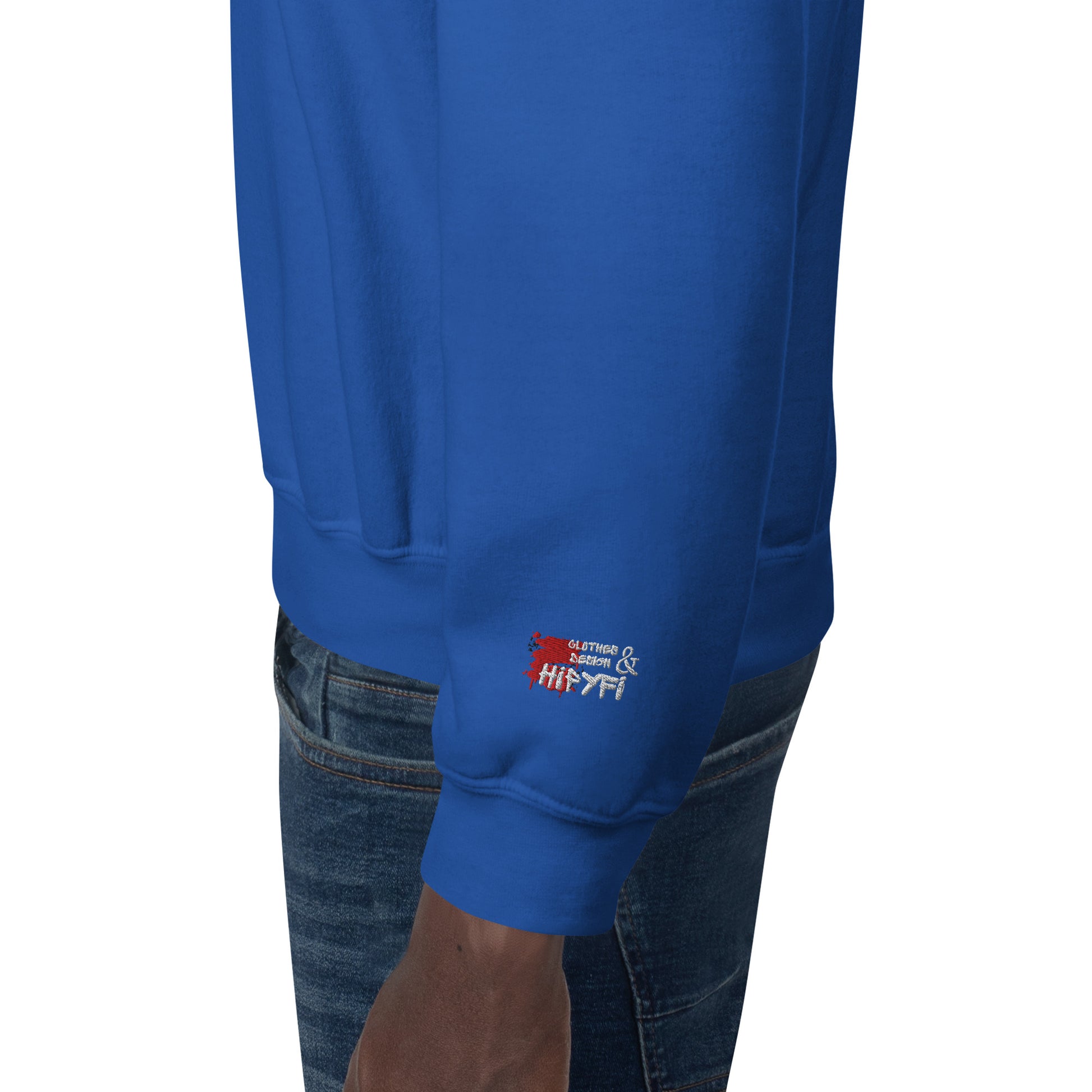 Unisex retro 80s pop culture crewneck sweatshirt with colorful graphic icons – Hipyfi Clothes & Design. royal-left
