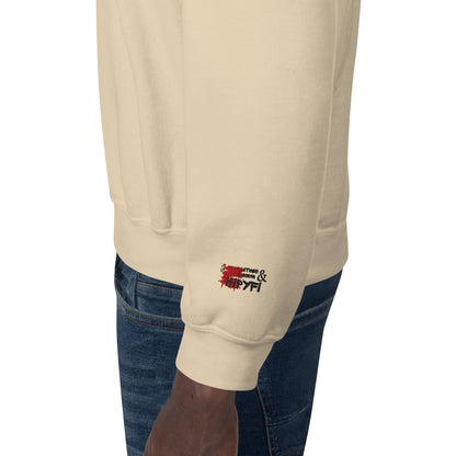 Unisex retro 80s pop culture crewneck sweatshirt with colorful graphic icons – Hipyfi Clothes & Design. sand-left
