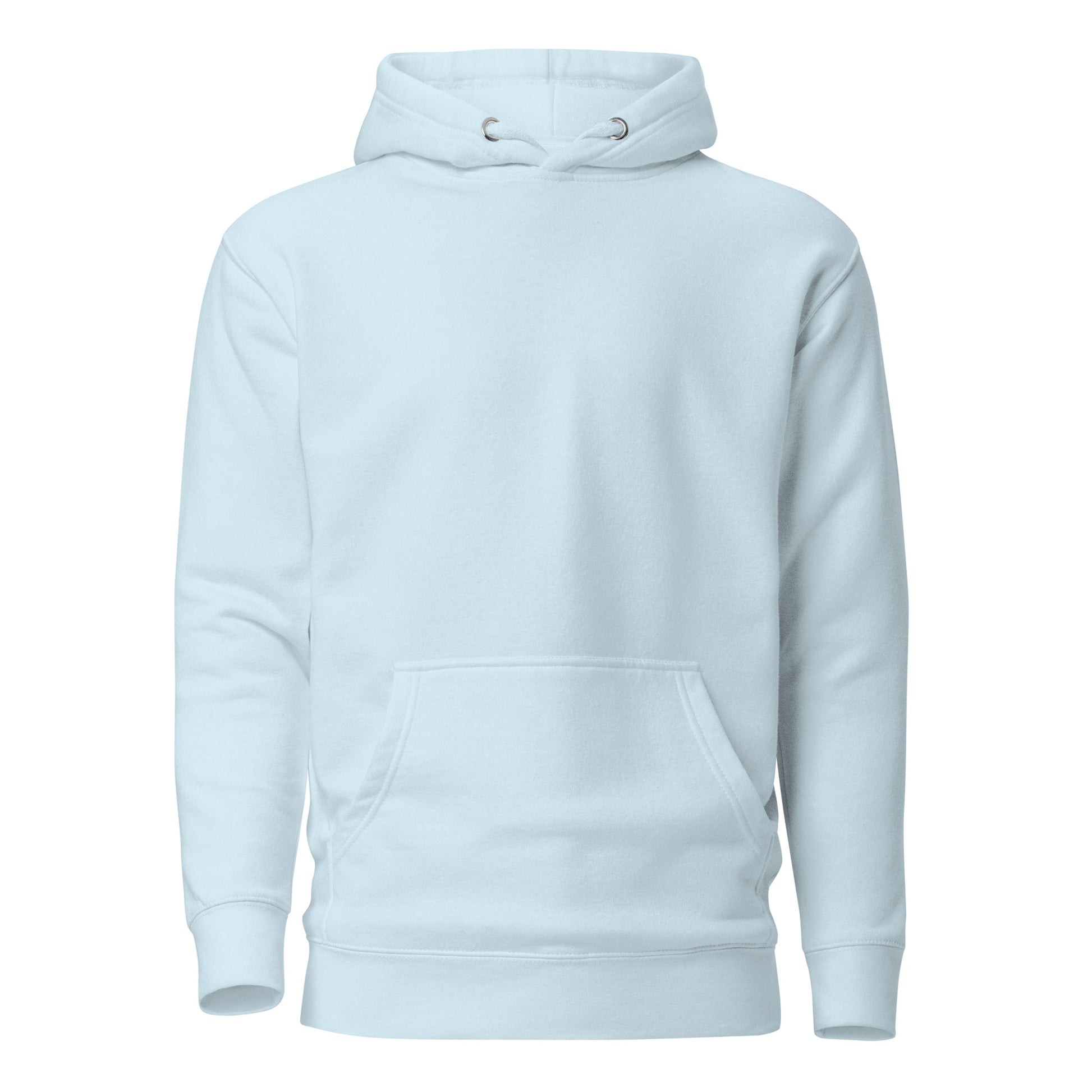 Hipyfi 80s Neon Graphic Hoodie – Unisex Retro Design with Vibrant 80s Pop Culture Graphic. sky-blue-front