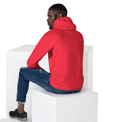 Blue Skull Splash Unisex Streetwear Hoodie by Hipyfi – Digital Art and Graffiti Style. team-red-back