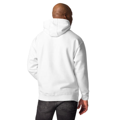 Unisex retro neon graphic hoodie with dabbing cat and Good Vibes text – Hipyfi streetwear. white-back